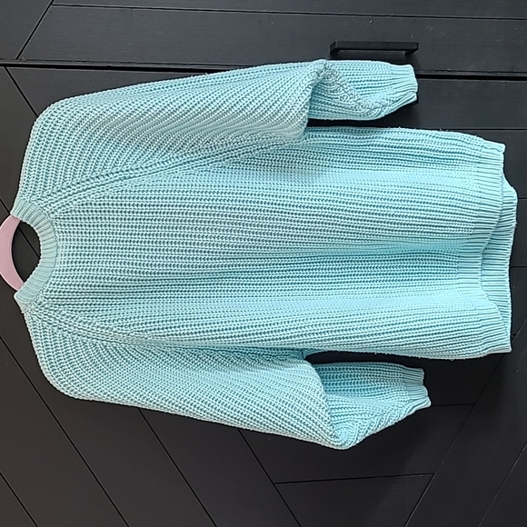 Vintage Teal Sweater - Picture 5 of 5